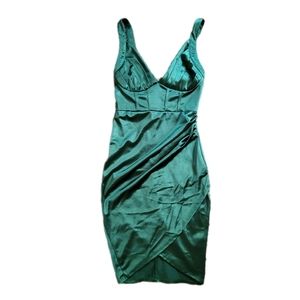 Emerald Green Cocktail Dress Size Small